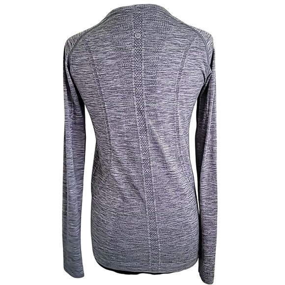Lululemon Swiftly Tech Long Sleeve Top Gray Size 10 Running Yoga Gym EUC - Picture 6 of 13